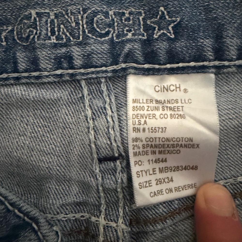 Cinch Men’s Blue Jeans